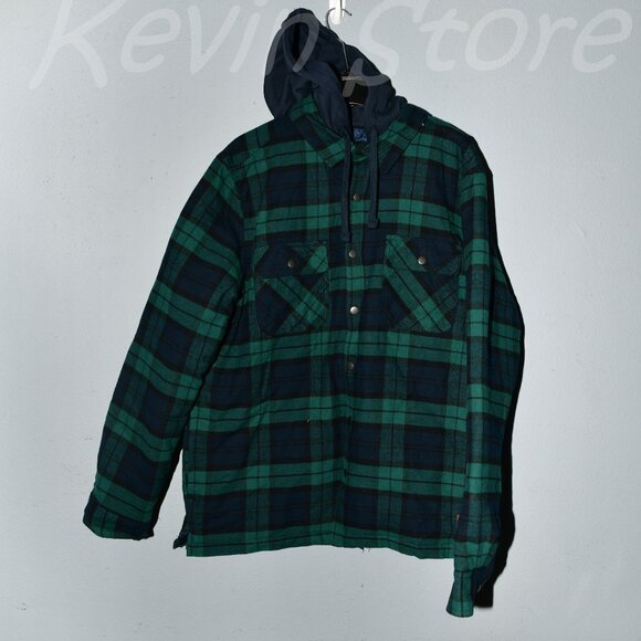 Cloudveil mens shirt jacket Quilted Flannel - Picture 2 of 11